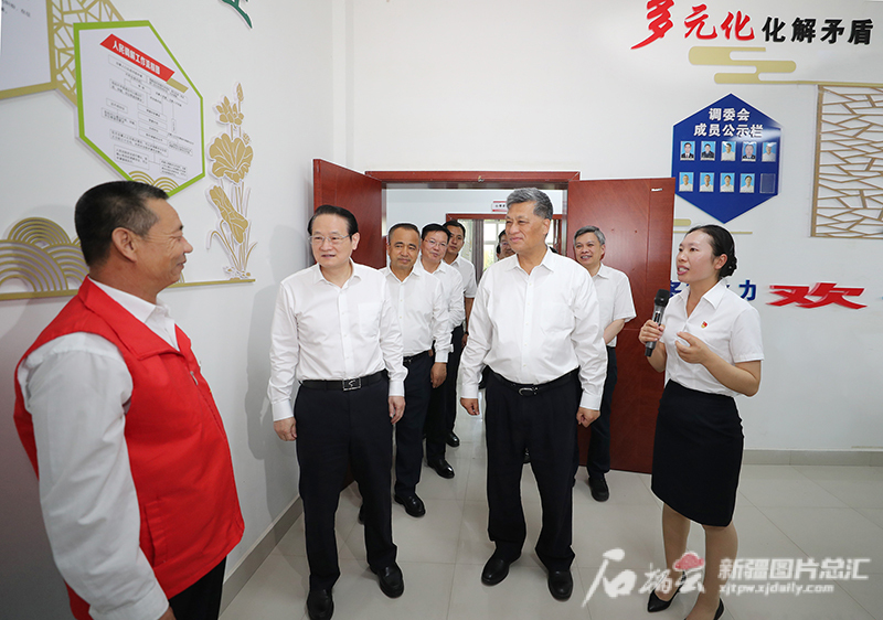 浙江省党政代表团来疆考察对接对口支援工作